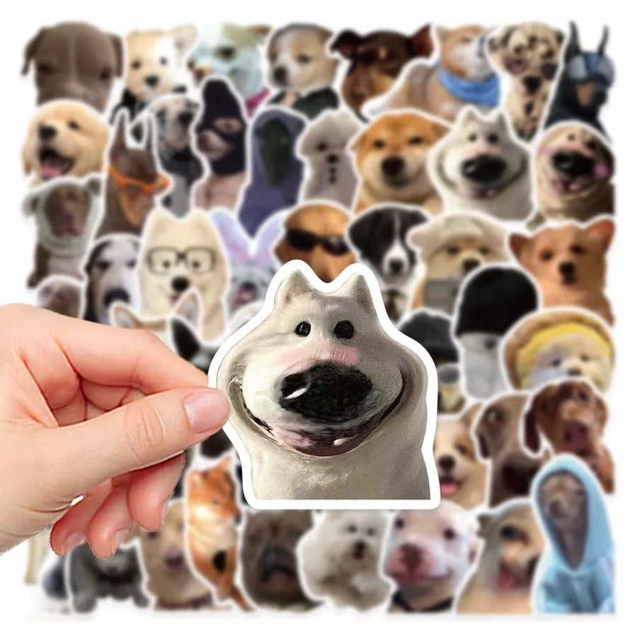 GOGOTU Meme-Hunde-Aufkleber, 50-teiliges Set, multicolor - Bild 2
