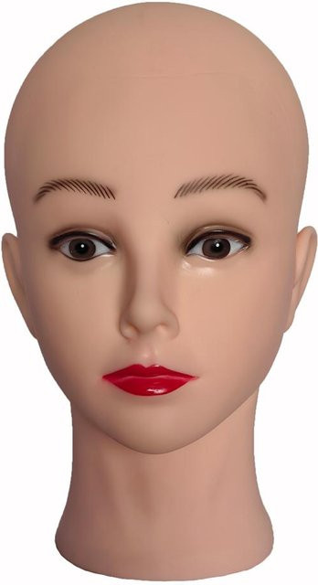 Glatz Schminkpuppenkopf Damen, Schaufensterpuppenmodell - Bild 1