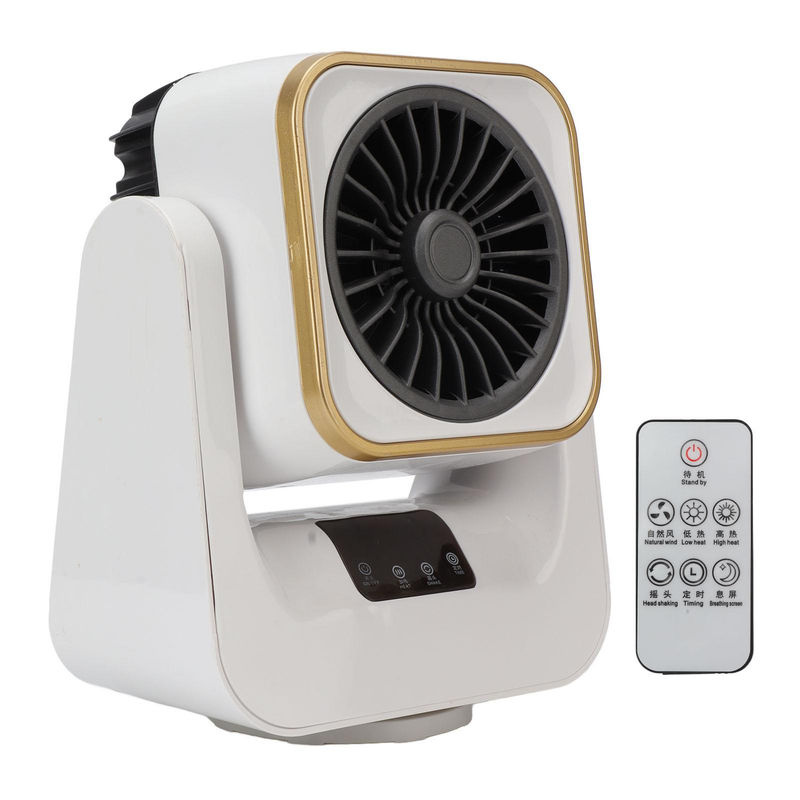 Tragbare elektrische Mini-Heizung Igeteck in Weiß mit Fernbedienung und Thermostat - Bild 4