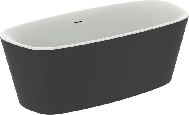 Ideal Standard Freistehende Oval-Badewanne Dea in Schwarz Matt, B/T: 170 x 75 cm - Bild 1