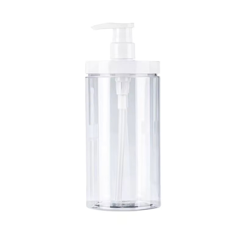 HNKMP Nachfüllbare Pumpflasche für Seifenspender und Lotion, transparent, 500 ml - Bild 2