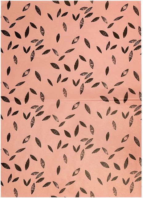 Rico Design Paper Patch Papier Blätter in Koralle und Orange, B: 30 cm, H: 42 cm - Bild 1