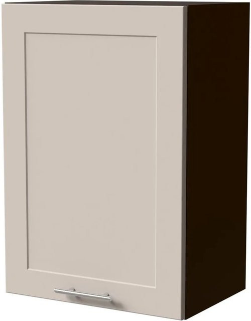 Feldmann-Wohnen Hängeschrank Oslo W2/50 in Lava und Kaschmir Matt mit Soft-Close-Türen, B/T/H: 50 x 32,5 x 72 cm - Bild 1
