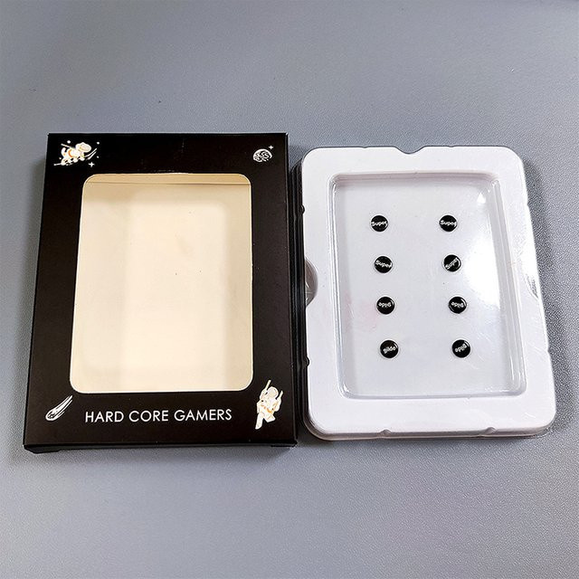 8 Stück Glas-Mausrad-Mausfußpolster-Aufkleber für Gaming-Mäuse, universelle rutschfeste Punkte - Bild 1