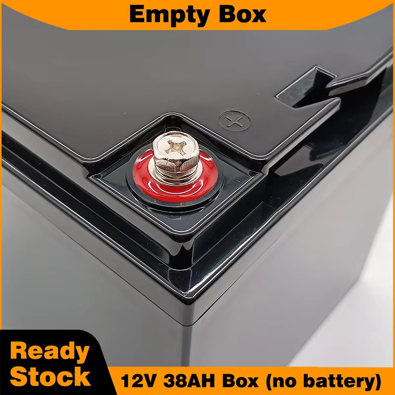 Leeres Gehäuse für 12V 38AH Lithium-Ionen-Batteriebox, Schwarz, passend für 12,8V LiFePO4 Solarsystem-Speicherbox, ohne Batterie - Bild 2