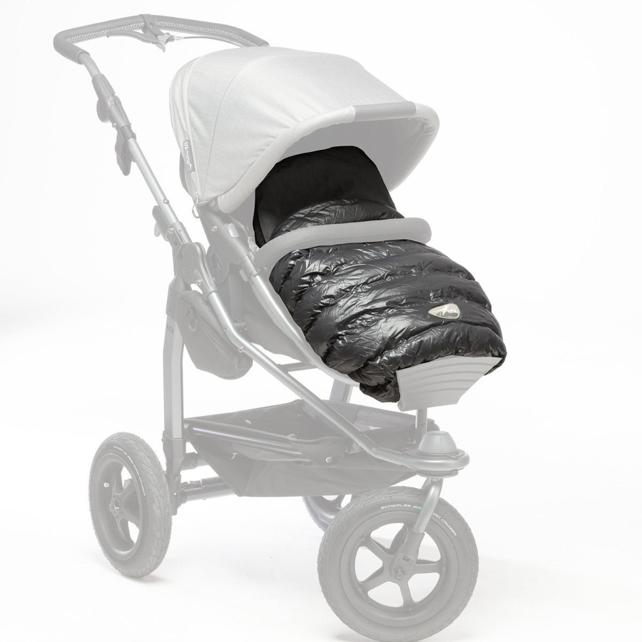 TFK Fußsack All Terrain Softshell Cuddle mit Wintercover in Schwarz-Anthrazit - Bild 1