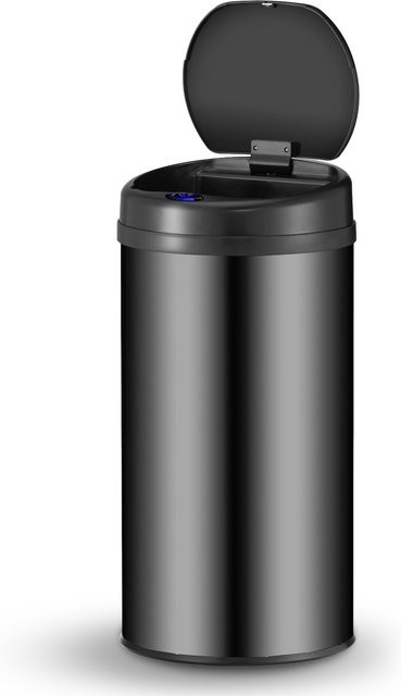Juskys Automatik Mülleimer mit Sensor 40 l Schwarz - Bild 3