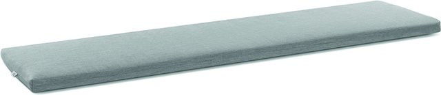 NIEHOFF GARDEN Bankauflage aus Polyester mit Schaumstoff, wetterfest und UV-beständig, Rechteckig, B/T: 155 x 38 cm, Farben: Blau, Braun, Silber - Bild 1
