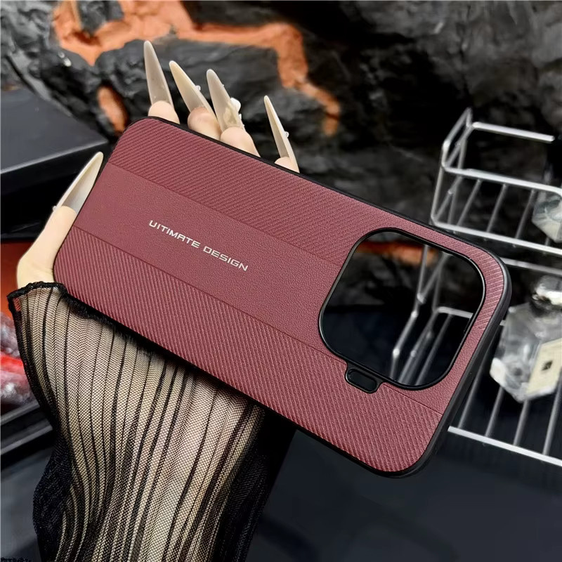 Business Leder Handyhülle für Xiaomi MI 17T Pro 14 15 17Ultra 17 Pro Max in Rot mit PU-Rückseite und sturzsicherer Hartschale - Bild 4