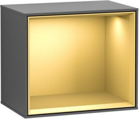 Villeroy & Boch Regalmodul Finion mit LED-Beleuchtung, Anthrazit matt, B/T/H: 41,8 x 35,6 x 27 cm - Bild 1