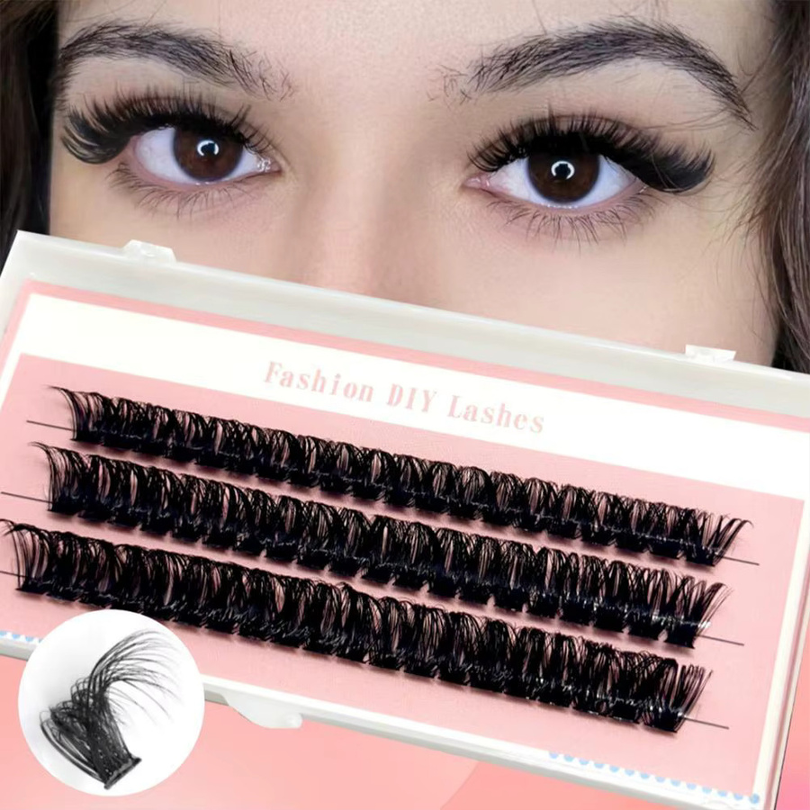 jaysuing Wimpernverlängerungsset, segmentierte Einzelwimpern, Damen, natürlich - Bild 6