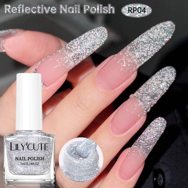 LILYCUTE Chic New Gel Nagellack, Glitter, Glänzend, 7 ml - Bild 1