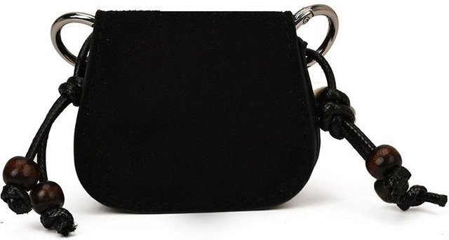 Halskette Leder, Schwarz, Damen, Vintage - Bild 1