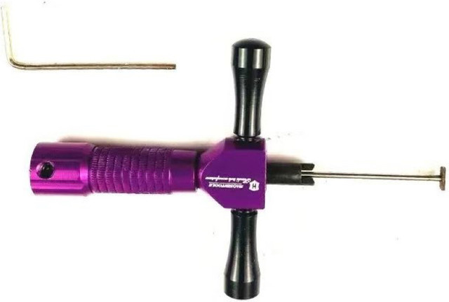 HAOSHI Blade Universelles Verriegelungswerkzeug Professionelles Schlosserwerkzeug in Lila - Bild 1