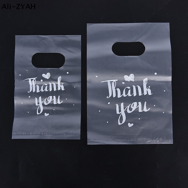 JETTING Mini Dankeschön Plastiktüten für Hochzeiten und Süßigkeiten, 100 Stück pro Packung - Bild 1