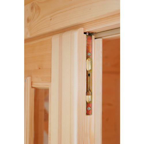 WOLFF FINNHAUS Gartenhaus Emma aus Holz in Beige, B/H/T: 246 x 234 x 200 cm - Bild 2