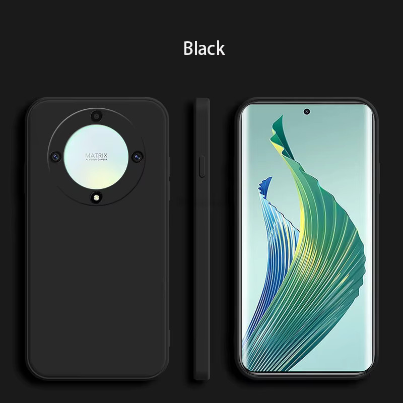 Honor Handyhülle aus Flüssigsilikon Soft Cover für Honor Magic 5 Lite und Honor X9b in Blau - Bild 2
