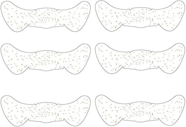 Wosawe Temporäre Tattoos Sommersprossen, 6 Blatt, White, Unisex - Bild 1