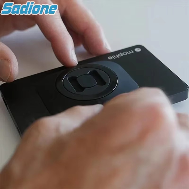 Universal Telefon Adapter Klebe Interface in Schwarz für Motorrad, Auto und Fahrrad zur schnellen Montage deines Handys - Bild 3