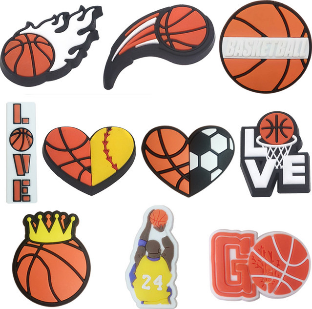 Hot Toys Charms, Basketball-Schuh, PVC, 10 Stück/Set - Bild 1