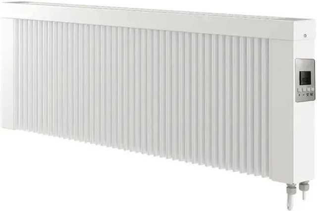 anapont Elektrischer Premium Heizkörper mit WLAN-Steuerung und Schamotte-Speicherstein, 1200 Watt, Weiß - Bild 1