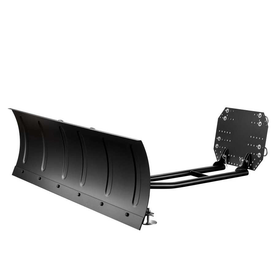 Wiltec Universal Quad Schneeschild Schneepflug aus Stahl in Schwarz, Breite: 140 cm, Höhe: 40 cm - Bild 2