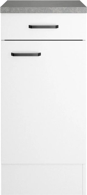 OPTIFIT Unterschrank Bonn214 Weiß, B/T/H: 40 x 60 x 88 cm - Bild 1