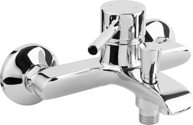 LIVARNO Duscharmatur und Badewannenarmatur mit Einhebelmischer in Chrom, wassersparend - Bild 1