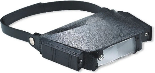 SATKIT Lupe mit Kopf und Lichtunterstützung, Schwarz - Bild 1