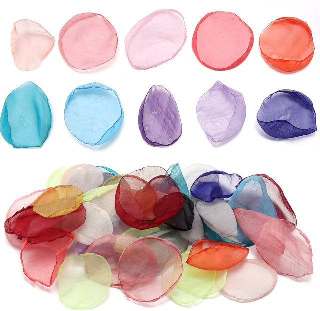 Chiffon Blütenblätter, DIY Schmuck Zubehör - Bild 1
