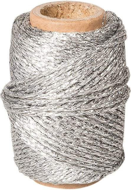 KNORR prandell Dekoschnur Metallic in Silber - Bild 1