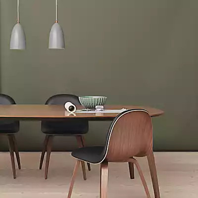 Gubi Gräshoppa Pendelleuchte aus Metall in Blaugrau - Bild 1