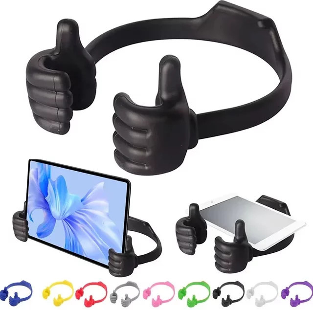 VIKEFON Desktop-Telefonhalterung und Tablet-Halter für iPhone, Samsung, Xiaomi und iPad in Rot - Bild 1