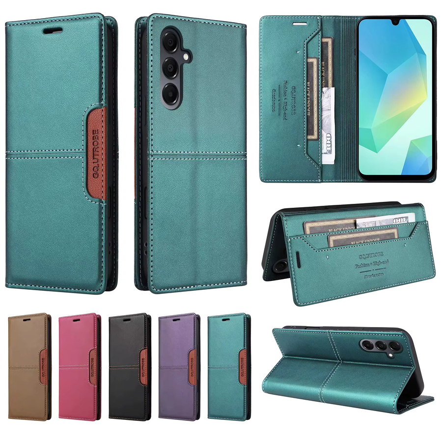 Magnetische Flip Ledertasche für Samsung Galaxy A-Serie 5G (A16 A36 A56 A26 A55 A35 A15 A25 A17 A05S A14 A24 A34 A54 A13 A33 A53 A73) als Brieftasche - Bild 6
