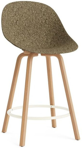 Normann Copenhagen Mat Barstuhl aus Buche in Grün mit Hanf und Seegras - Bild 1
