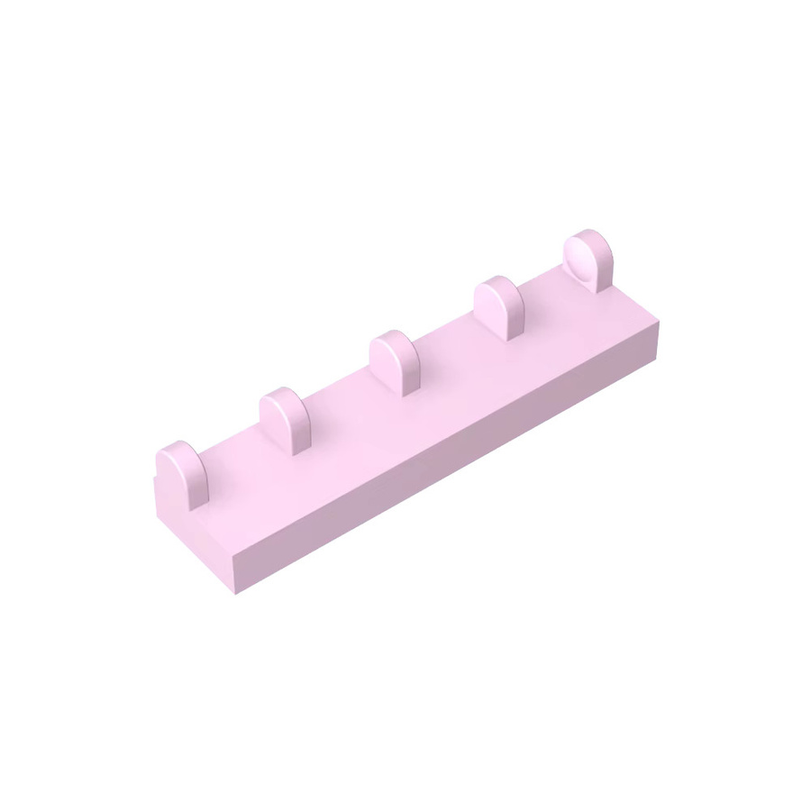 Gobricks GDS-M439 Scharnier Fliese 1x4, Bausteine, Rosa / Pink - Bild 2