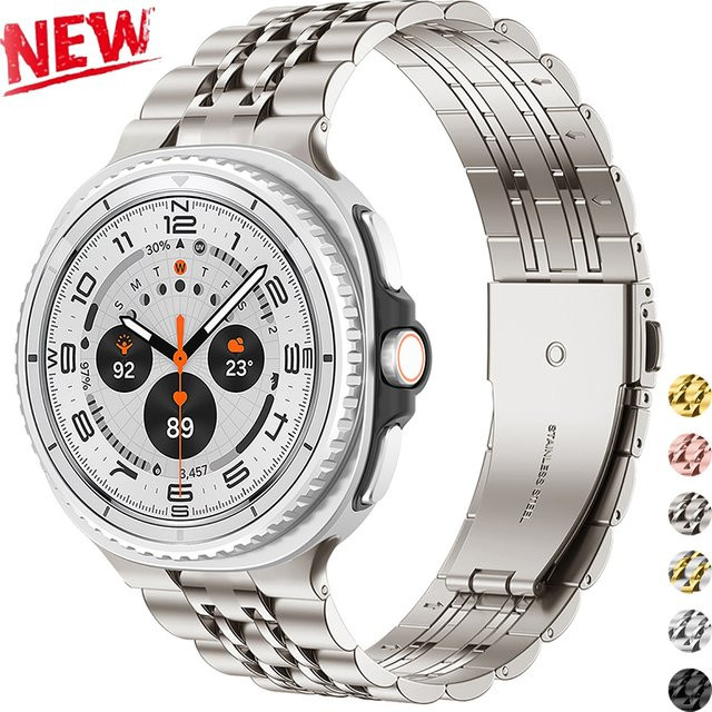 CHIICSMART Uhrenarmband Edelstahl, Silber, Unisex - Bild 1