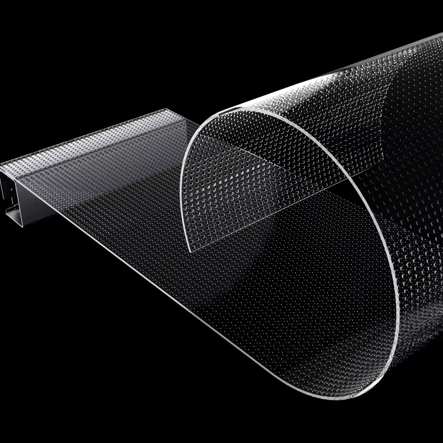 Transparenter LED-Filmbildschirm als flexibler Glas-Werbebildschirm für den Indoor-Einsatz in der Farbe Transparent - Bild 3