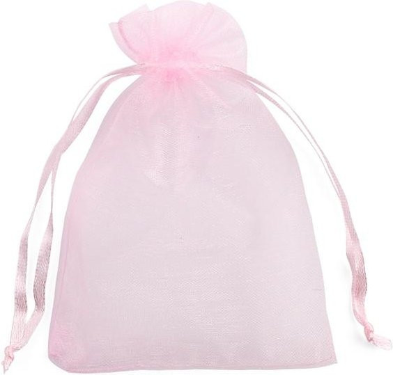 100 Stück Organzabeutel mit Kordelzug in Pink von T-fengxinzi zur Schmuckverpackung und für Geschenke - Bild 1