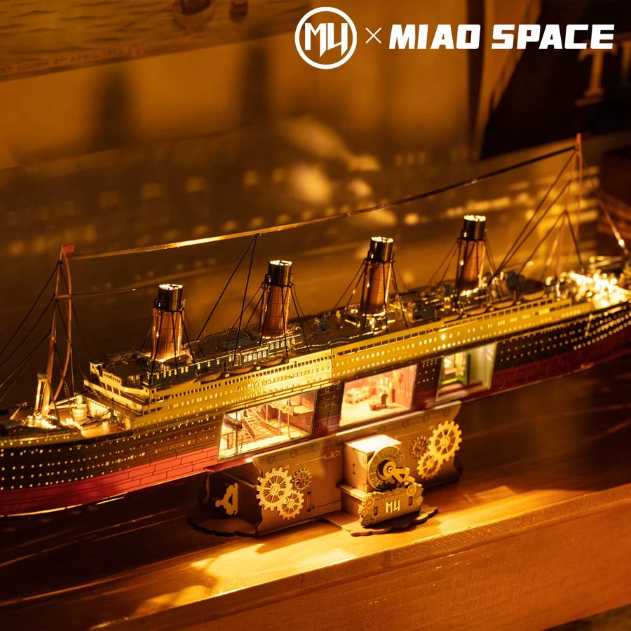 MU Titan Kreuzfahrtschiff 3D-Metallpuzzle DIY Modell aus Metall zur Desktop-Dekoration - Bild 4