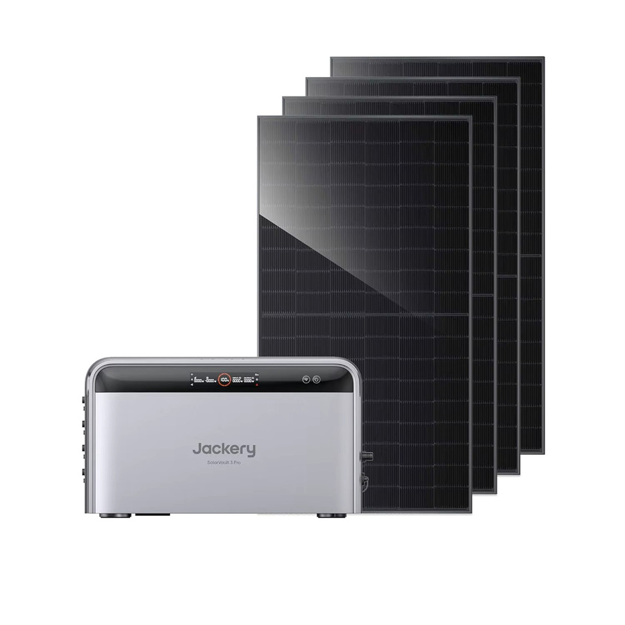 Jackery SolarVault 3 Pro Balkonkraftwerk mit Speicher, 4x 450W Glas-Glas Solarmodule, 4 MPPT, 1200W Ausgang, 4000W PV-Eingang, erweiterbarer Speicher 2,52–15,12kWh, Plug & Play - Bild 6