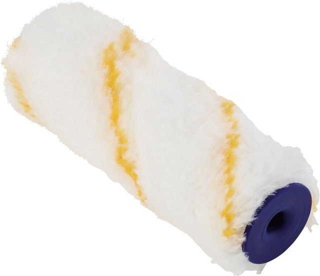 LUX-TOOLS Goldfadenwalze aus Polyamid für wasserbasierte und lösungsmittelbasierte Farben, Farbe: Weiß, Breite: 12 cm - Bild 1