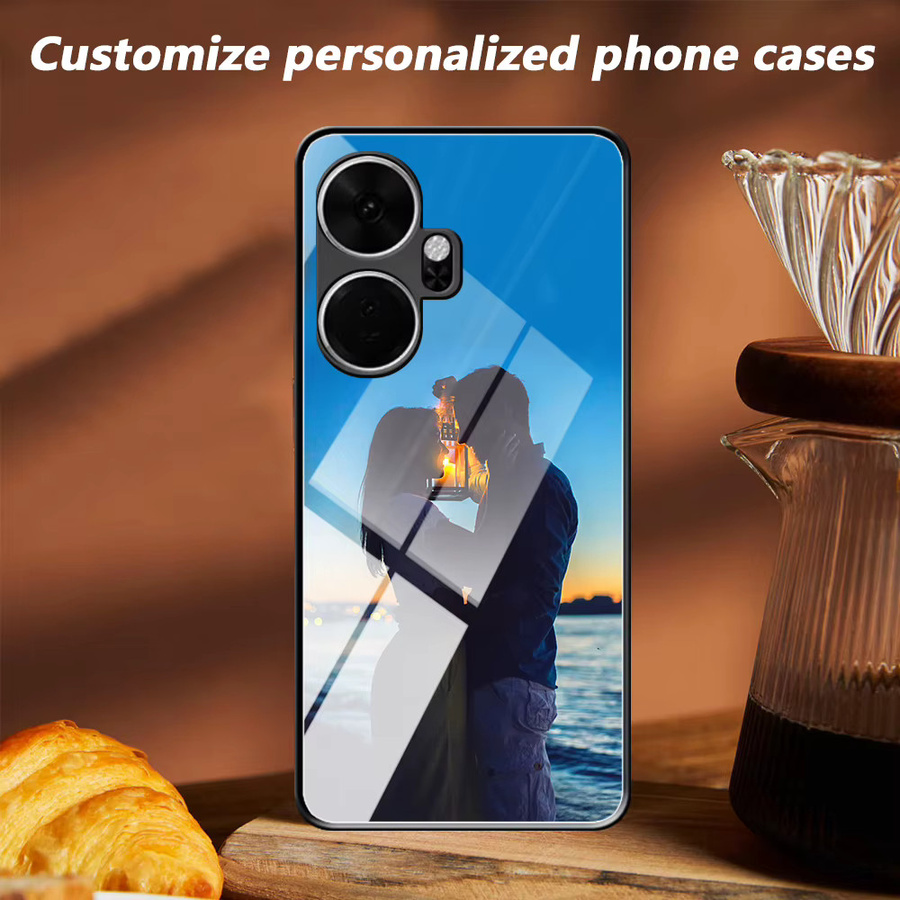 Personalisierte Fotospiegel-Handyhülle für Itel S26 Ultra, A60, A58, A49, A48, A47, A36, A35, A26, S25, S25 Ultra, P55, P55 Plus, P40, P40+ in Silber, Schwarz oder Multicolour - Bild 2