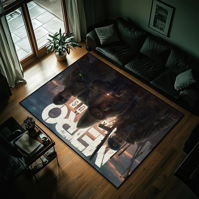 Karpetti Fußmatte Metro Exodus in Mehrfarbig, modern gestreift, B/T: 40 x 120 cm - Bild 1