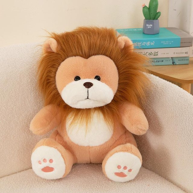 Bai Fen Bai König der Löwen Löwenpuppe, Plüschtier, 50cm - Bild 1