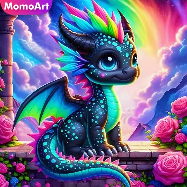 Momoart Diamantmalerei Dinosaurier, Mosaik, Tiere - Bild 1