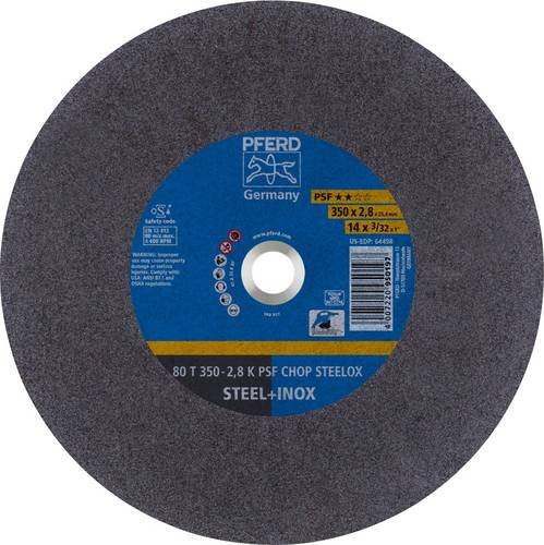 PFERD PSF CHOP STEELOX Trennscheibe für Metallkreissägen für Stahl und Edelstahl, Farbe: Grau, Durchmesser: 350 mm, Breite: 2,8 mm, Bohrung: 25,4 mm - Bild 1
