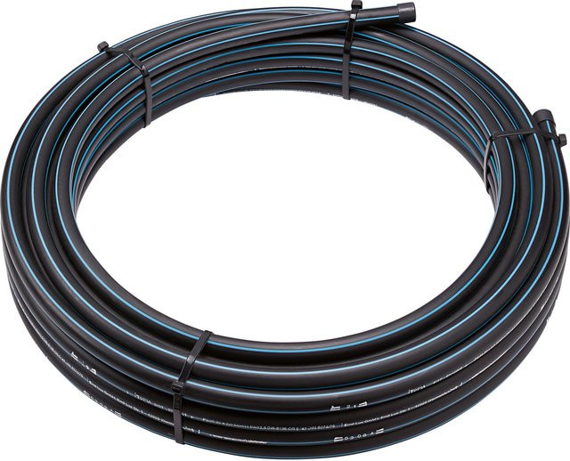 LUX-TOOLS PE-Verlegerohr aus Kunststoff, Schwarz, Durchmesser: 20 mm, Länge: 25 m - Bild 1