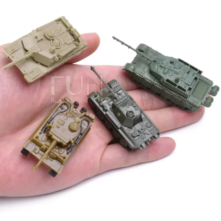 GRAPMAN 4D klassisches Panzermodell WWII, Spielzeug, Kunststoff, 1/144 - Bild 2