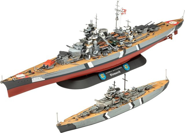 Revell The Legendary Bismarck Gift Set Schlachtschiff - Bild 1